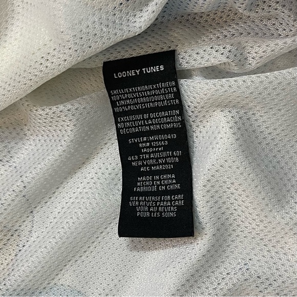 Vintage Members Only x Looney Tunes Space Jam Hooded Jacket - Picture 14 of 14